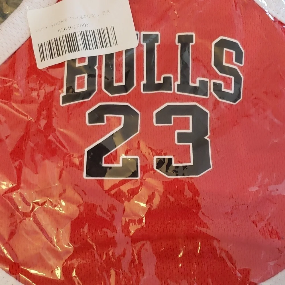 Red Dog Bulls Jersey with Number 23 Size Small